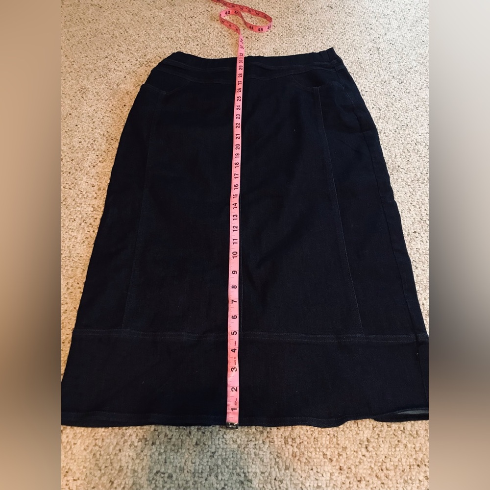 Dark Jean Christopher and banks skirt size 4